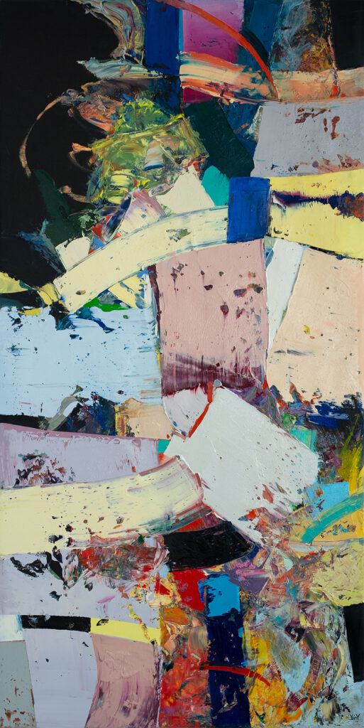 ABSTRAKT l  100 x 50 cm, leinwand, Öl, 2025